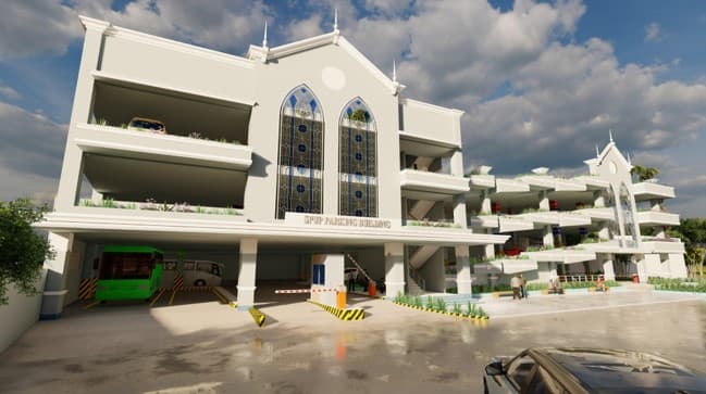 Four Storey Parking Building SPUP
